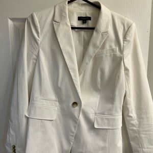 Ann Taylor White Blazer